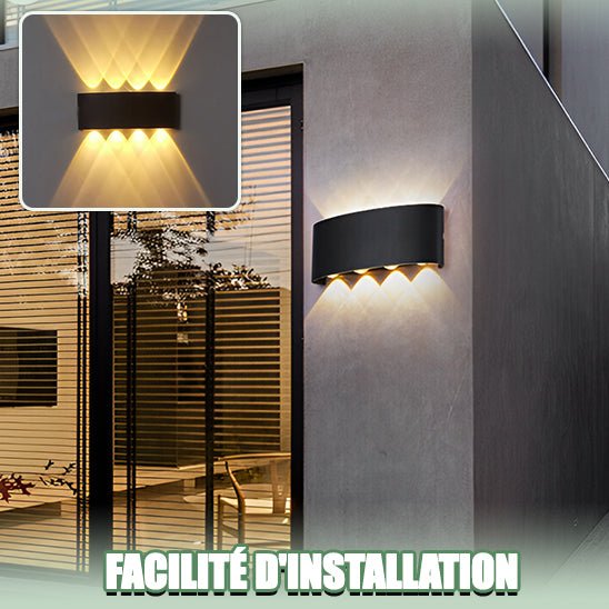 Diamond - Light™ Applique éclairage LED étanche, intérieure et extérieure. - Lumière - Parfaite