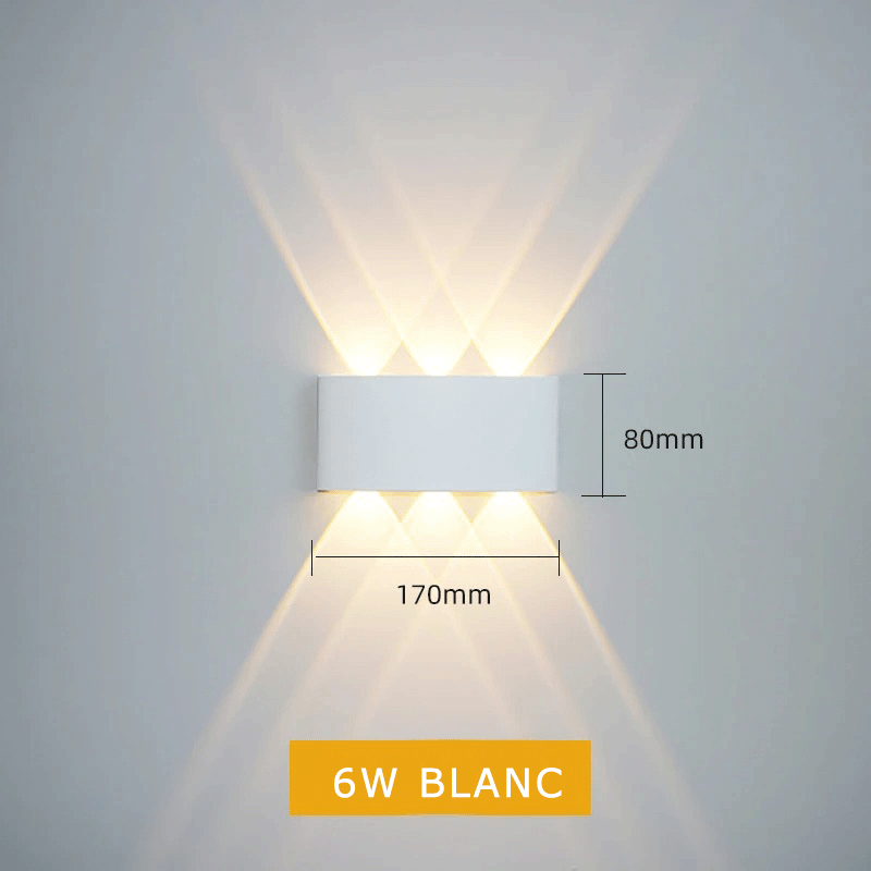 Diamond-Light™ Applique éclairage LED étanche, intérieure et extérieure.